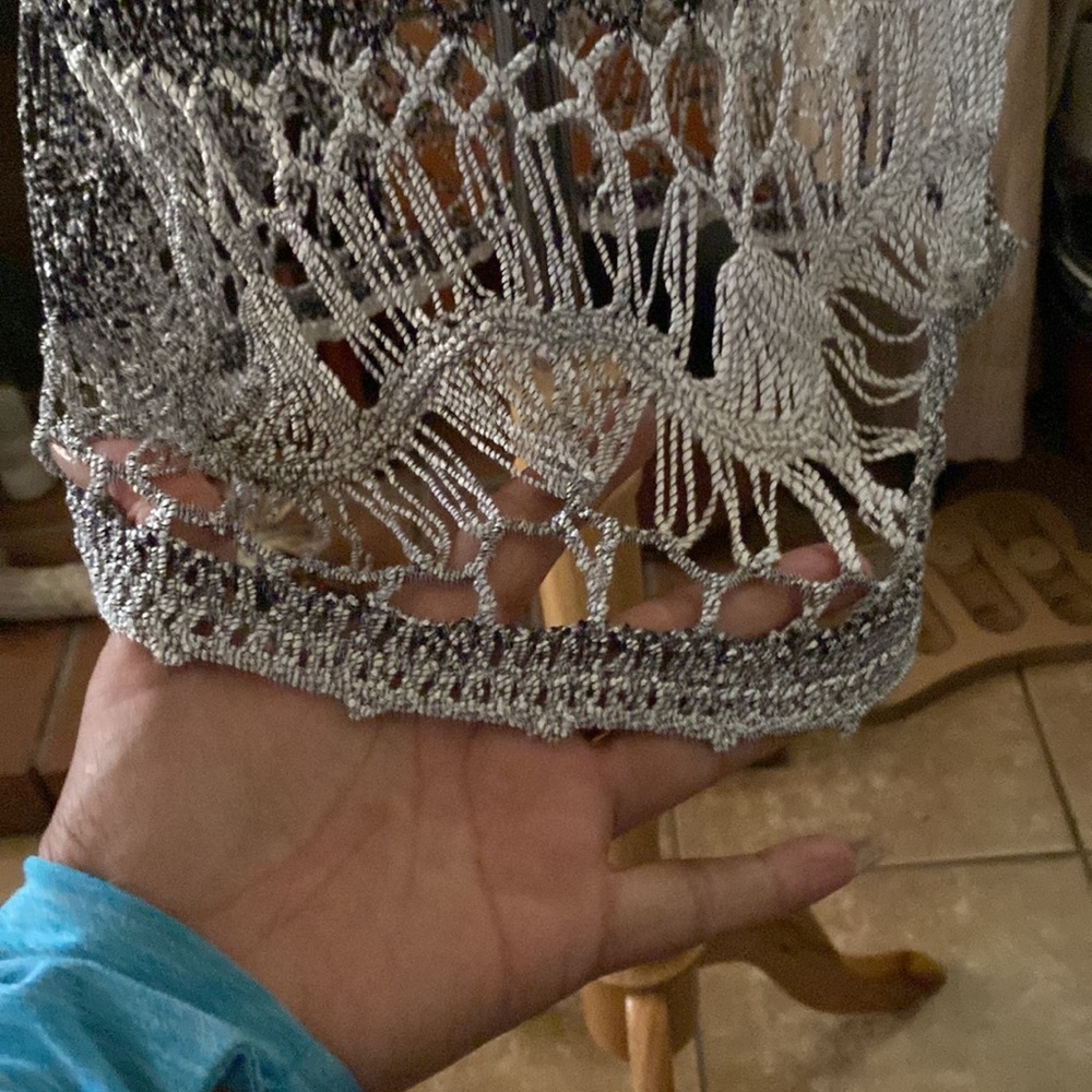 Lumiere size medium crochet tunic - Picture 3 of 5